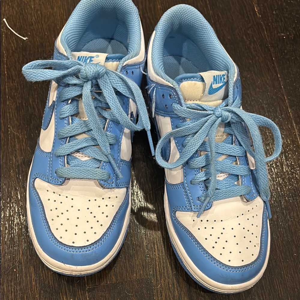 Nike Blue and White Classic Sneakers for Kids